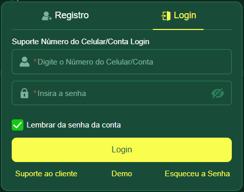 BRILHO777 Login
